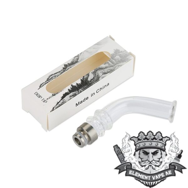 ⁦Curved Glass 510 Drip Tip (1pc/pack)⁩ - الصورة ⁦3⁩