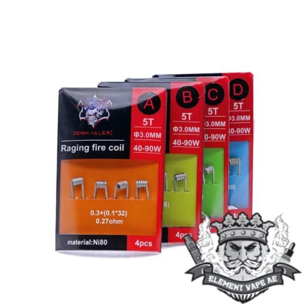Demon Killer Raging Fire Coils (4pcs/pack)