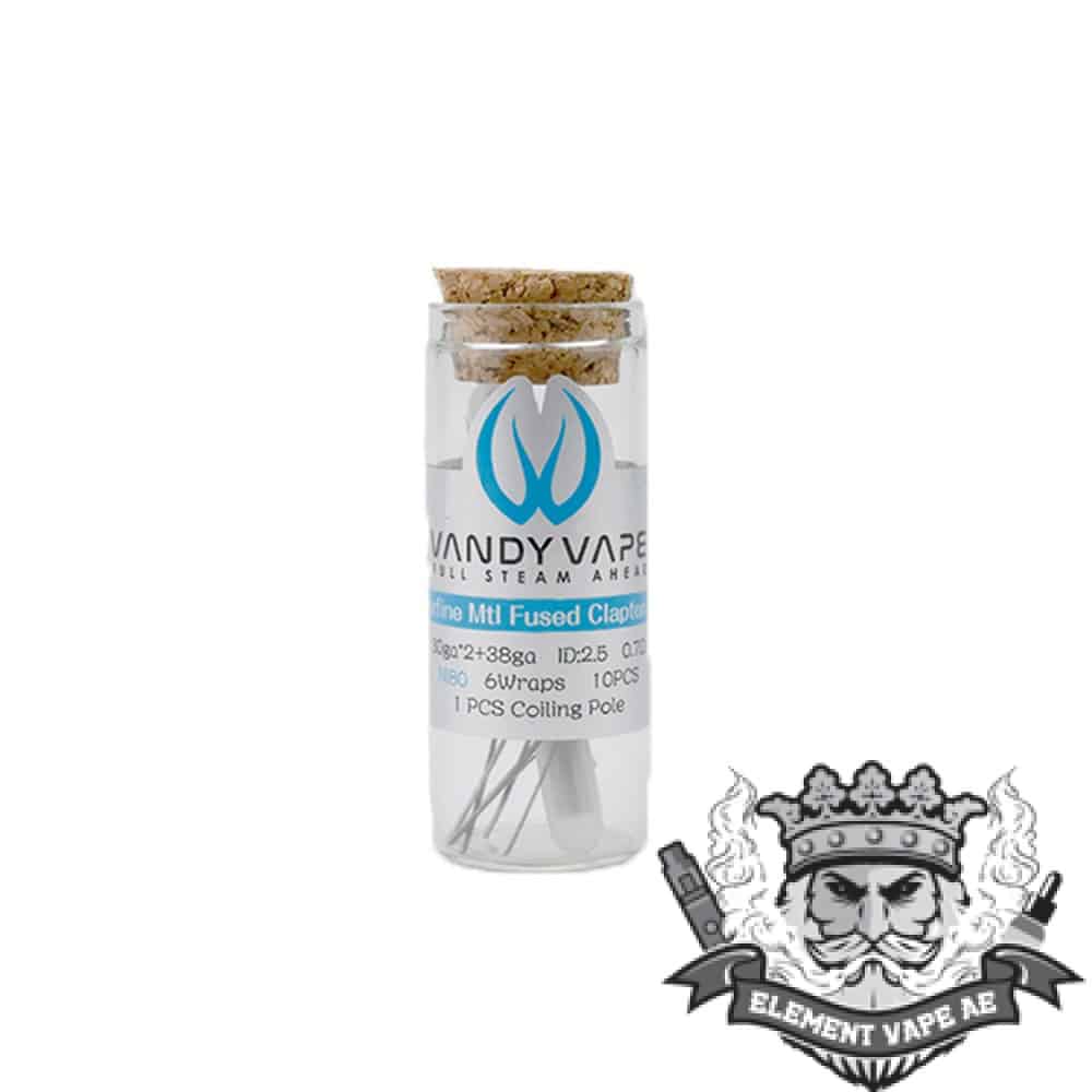 Superfine MTL Fused Clapton Wire 30ga*2+38ga Ni80