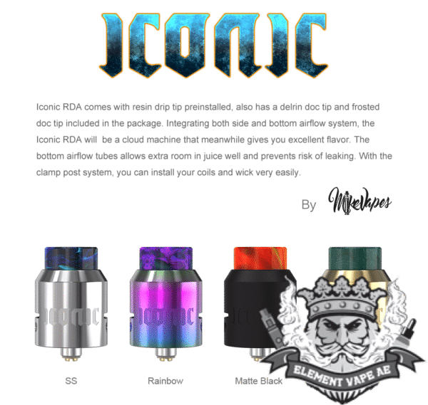 ⁦Iconic RDA Atomizer By Vandy Vape⁩ - الصورة ⁦3⁩