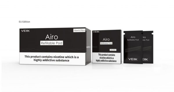 ⁦AIRO Refillable Pod replacement 2pc/pack⁩ - الصورة ⁦2⁩