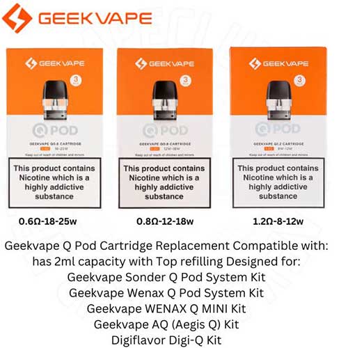 Wenax Q Pod Replacement in UAE